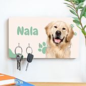 Personalisierbares Schlüsselbrett mit Haustier 