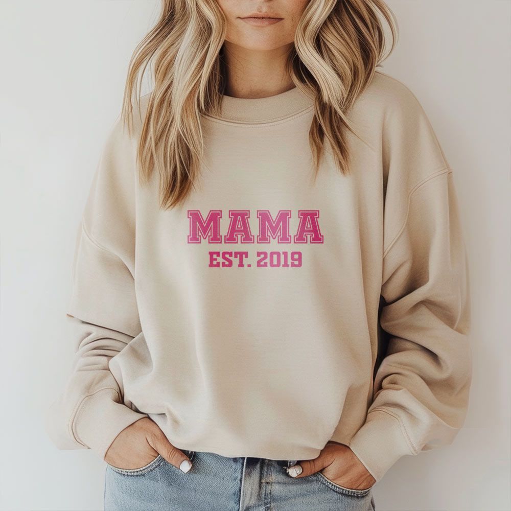 Personalisierbarer Pullover College-Style