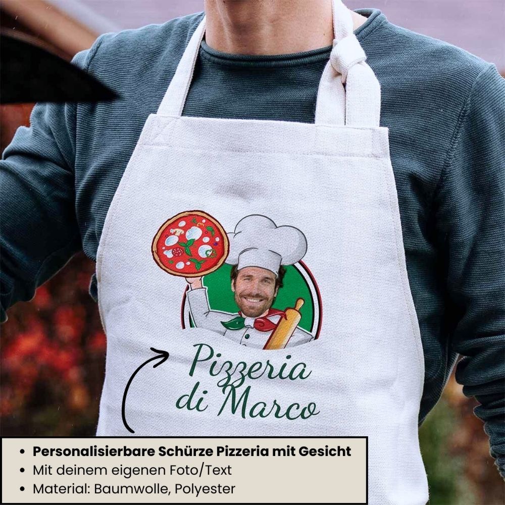 Geschenkset Italien mit Schürze Bierkrug und Espresso Tasse