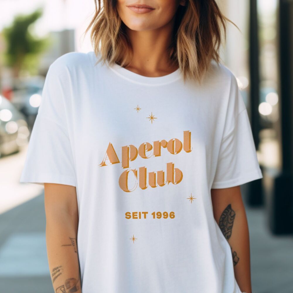 Personalisierbares Retro Text T-Shirt