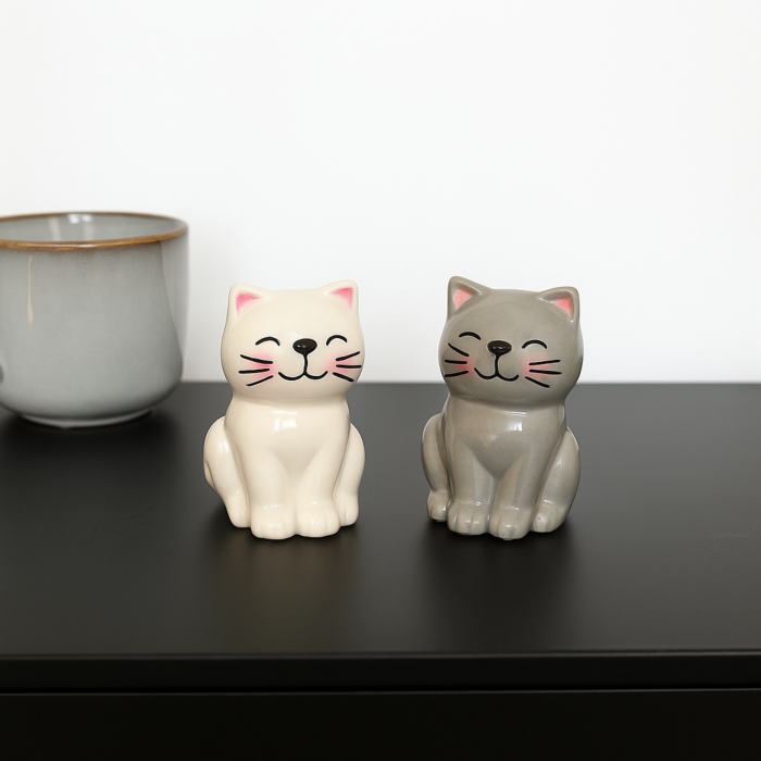 Katzen Salz- und Pfefferstreuer