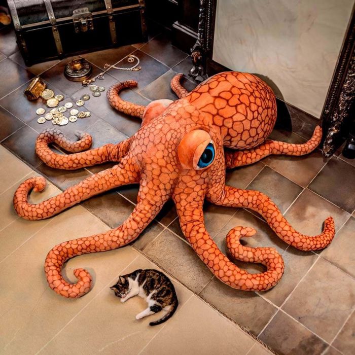 Riesen Oktopus Stofftier