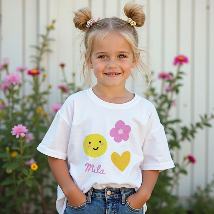 Personalisierbares Kinder T-Shirt mit deiner Zeichnung