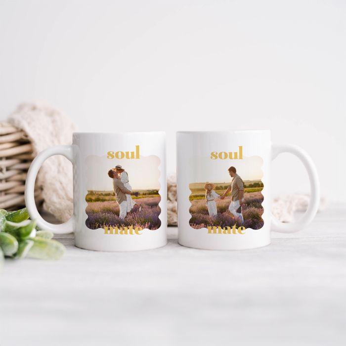 Personalisierbare Tasse mit Foto und Text