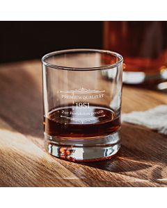 Personalisierbares Whisky Glas mit Jahreszahl