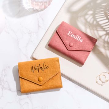 Personalisierbare Geldtasche mit Name